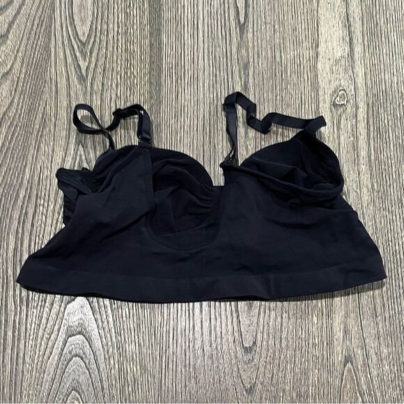 NWOT Skims Seamless Sculpt Bralette Scoop Front Neckline Pullover Black Size 4XL - Picture 3 of 3